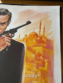 From Russia With Love James Bond Sean Connery 1970 French 47x63 Linenbacked