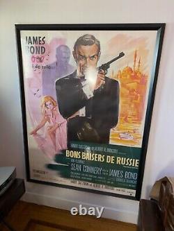 From Russia With Love James Bond Sean Connery 1970 French 47x63 Linenbacked