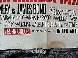 From Russia With Love Movie Poster SEAN CONNERY James Bond 007 ROBERT SHAW 1964