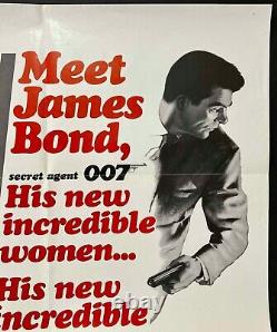 From Russia With Love Original US One Sheet Movie Poster Sean Connery James Bond