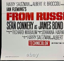 From Russia With Love Original US One Sheet Movie Poster Sean Connery James Bond