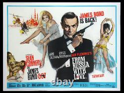 From Russia With Love Sean Connery James Bond 1963 British Quad Movie Poster
