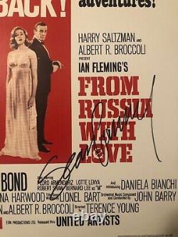 From Russia With Love Sean Connery James Bond signed COA