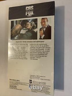 From Russia With Love VHS, James Bond 007, Sean Connery Factory Sealed CBS Fox