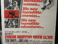 From Russia with Love James Bond Sean Connery Original Movie Poster 1980 27 41