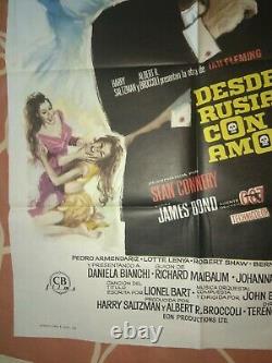 From Russia with love Spanish Re-release 1974 James Bond, Sean Connery