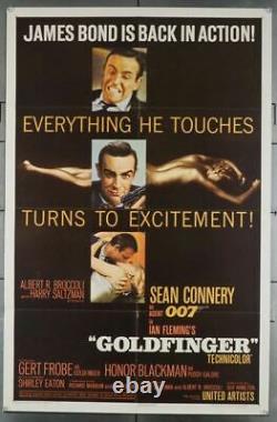 GOLDFINGER (1964) 27917 SEAN CONNERY as JAMES BOND MOVIE POSTER