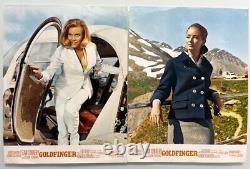 GOLDFINGER (1964) SEAN CONNERY / JAMES BOND 6 French lobby-cards