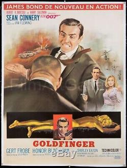 GOLDFINGER'65 original French poster James Bond 007 Sean Connery filmartgallery