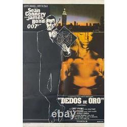 GOLDFINGER Argentinean Movie Poster 29x43 in. 1964/R1970 James Bond, Sean