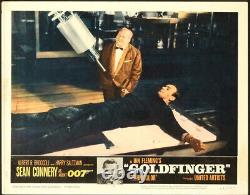 GOLDFINGER Lobby Card Set (8) 1964 Sean Connery as spy James Bond 007