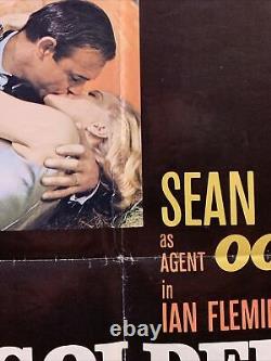 GOLDFINGER Movie Poster (Fine-) One Sheet 1962 James Bond 007 Sean Connery