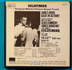 GOLDFINGER Original JAMES BOND Movie Soundtrack United Artists Reel Tape 7 ½ IPS