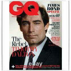 GQ Magazine November 2012, JAMES BOND, Timothy Dalton, Sean Connery, George Lazenby