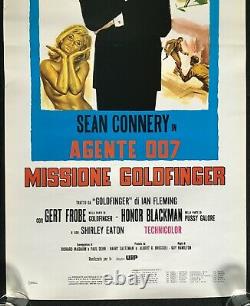 Goldfinger Italian Locandina Movie Poster James Bond Sean Connery