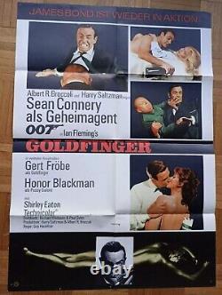 Goldfinger, James Bond 007, Sean Connery, Original Movie Poster 1969