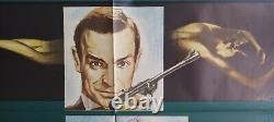 Goldfinger ORIGINAL Spain'65 POSTER James Bond 007 Sean Connery Mac rare art