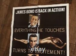 Goldfinger Original 1964 1sheet Movie Poster Sean Connery James Bond