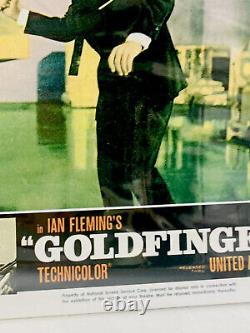 Goldfinger Original 1964 Lobby Card Sean Connery James Bond