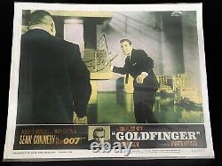 Goldfinger Original 1964 Lobby Card Sean Connery James Bond