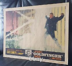 Goldfinger Original 1964 USA 11 x 14 Lobby Card James Bond 007 Sean Connery