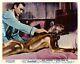 Goldfinger Original Lobby Card James Bond Sean Connery Shirley Eaton on bed 1964