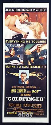 Goldfinger Sean Connery James Bond 1964 Insert