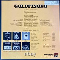 Goldfinger'Sunset' Vinyl Stereo LP 1964RR James Bond Sean Connery