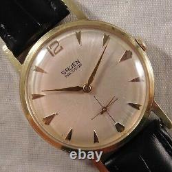 Gruen Precision 510 James Bond 007 Sean Connery Circa 1960's Mens Watch. 33mm