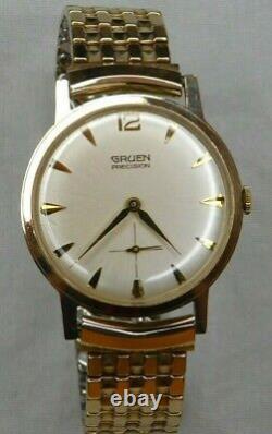 Gruen Precision 510 James Bond 007 Sean Connery Vintage 1950's Mens Watch. 33mm