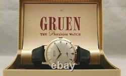 Gruen Precision 510 James Bond 007 Sean Connery Vintage 1950's Mens Watch. 33mm