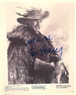 HIGHLANDER 8x10 press photo signed by James Bond actor SEAN CONNERY auto withCOA