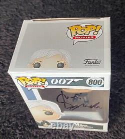 Hand Signed FUNKO POP JUDI DENCH as M 007 JAMES BOND Sean Connery + my COA