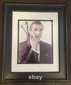 Impressive Hand Signed James Bond Photo Of Film & Television Actor Sean Connery