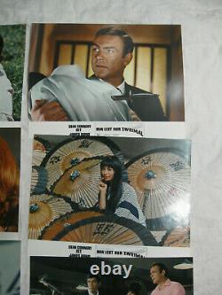 JAMES BOND 007 MAN LEBT NUR ZWEIMAL -24 Aushangfotos Lobbycards- SEAN CONNERY