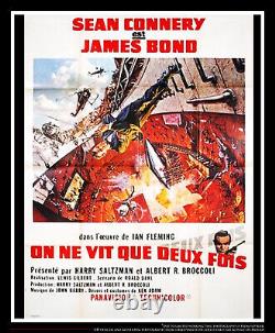 JAMES BOND 007 ONLY LIVE TWICE 1967 Original Movie Poster Fold French Grande FMC