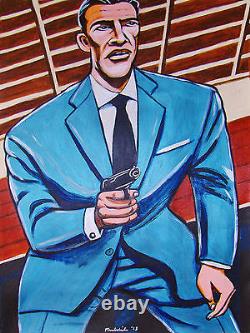 JAMES BOND 007 PRINT poster sean connery from russia with love movie walter ppk