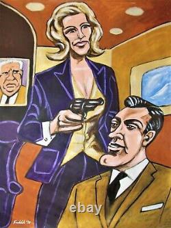 JAMES BOND 007 PRINT poster sean connery movie goldfinger pussy galore martini