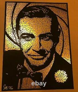 JAMES BOND 007 Regular poster print -GOLD Edition X/200 TODD SLATER Sean Connery