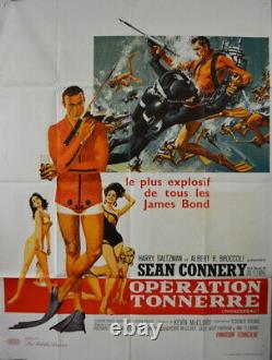 JAMES BOND 007 Sean Connery THUNDERBALL Terence Young 1965 FRENCH POSTER 47x63 R