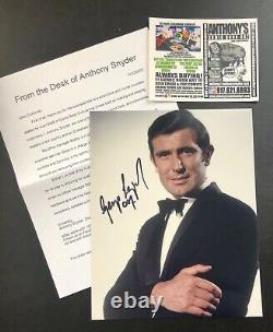 JAMES BOND 007 all six signed autograph SEAN CONNERY, ROGER MOORE, DANIEL CRAIG