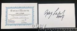 JAMES BOND 007 all six signed autograph SEAN CONNERY, ROGER MOORE, DANIEL CRAIG