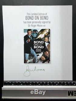 JAMES BOND 007 all six signed autograph SEAN CONNERY, ROGER MOORE, DANIEL CRAIG