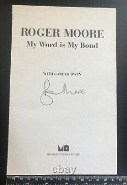 JAMES BOND 007 all six signed autograph SEAN CONNERY, ROGER MOORE, DANIEL CRAIG