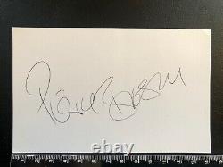 JAMES BOND 007 all six signed autograph SEAN CONNERY, ROGER MOORE, DANIEL CRAIG