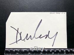JAMES BOND 007 all six signed autograph SEAN CONNERY, ROGER MOORE, DANIEL CRAIG