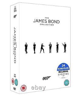 JAMES BOND 1962-2015 (2017) 01-24 007 Movies FILM COLLECTION Eu Rg2 DVD not US
