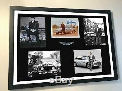 JAMES BOND Aston Martin signed autograph SEAN CONNERY, ROGER MOORE, DANIEL CRAIG