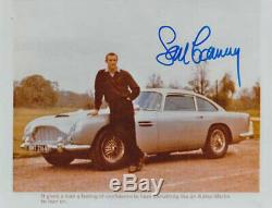 JAMES BOND Aston Martin signed autograph SEAN CONNERY, ROGER MOORE, DANIEL CRAIG