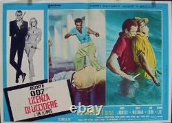 JAMES BOND DR. NO Italian fotobusta movie poster Blue R71 #6 SEAN CONNERY